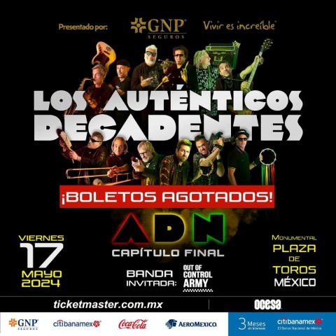 CONCIERTO Los Auténticos Decadentes