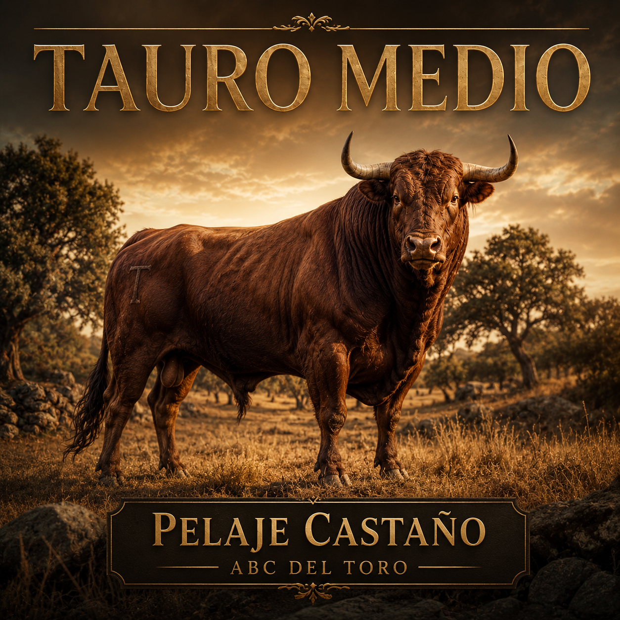 TAURO MEDIO | Pelaje castaño
