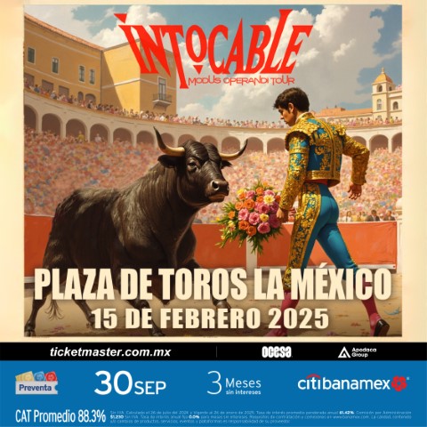 Intocable regresa a CDMX con su Modus Operandi Tour
